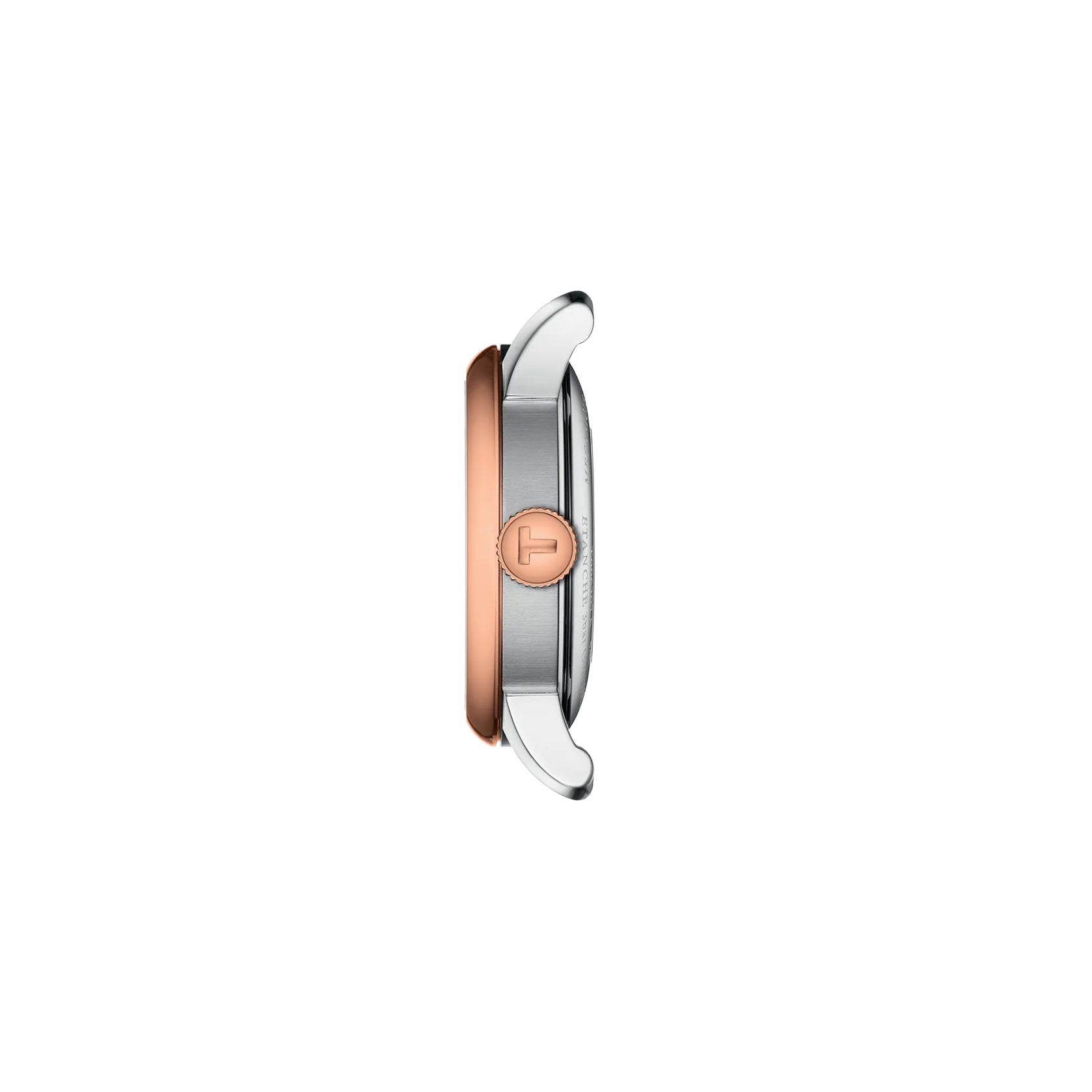 Profile view of the watch case Tissot Le Locle 29mm