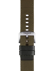 Zoom on Tissot Official Khaki Fabric Strap Lugs 22 mm