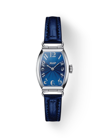 Front view of the watch Tissot Heritage Porto Small lady with shadow