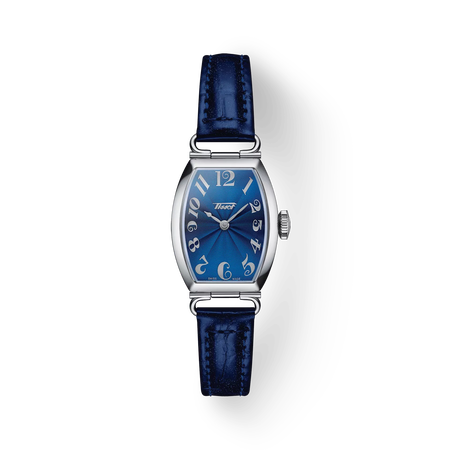 Front view of the watch Tissot Heritage Porto Small lady with shadow