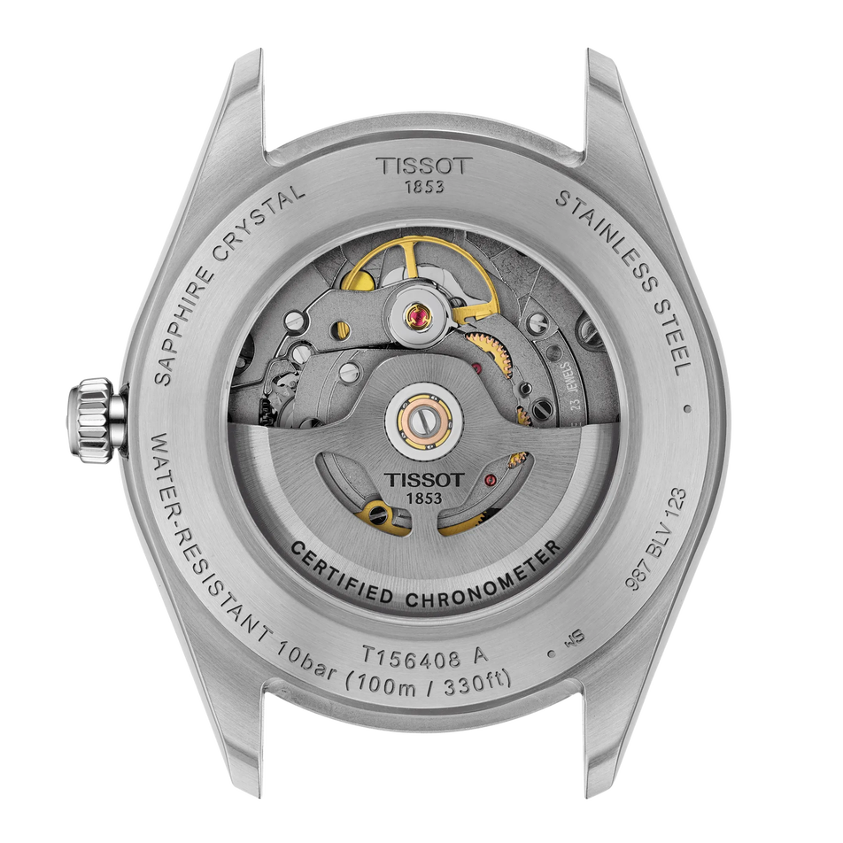 Rückansicht des Gehäuses der Uhr Tissot Ballade 39mm