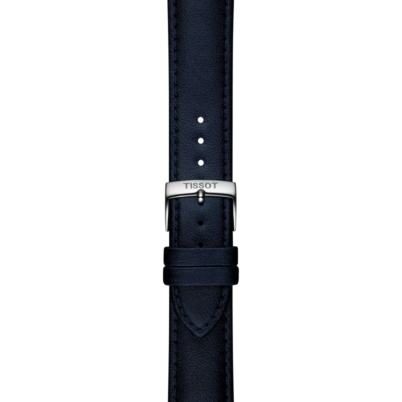 Zoom on Tissot Official Blue Synthetic Strap Lugs 20 mm