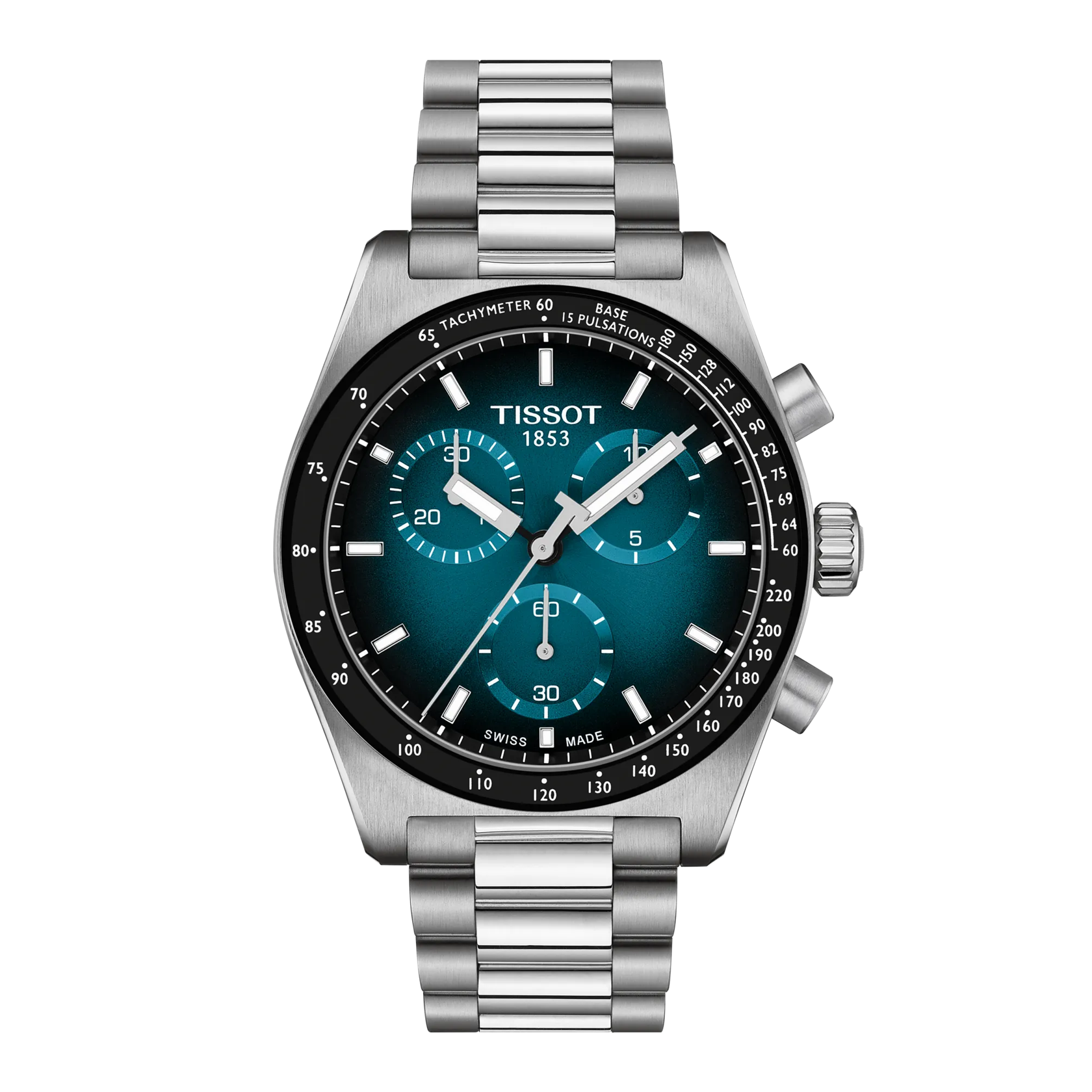 Front view of the watch Tissot PR516 40mm