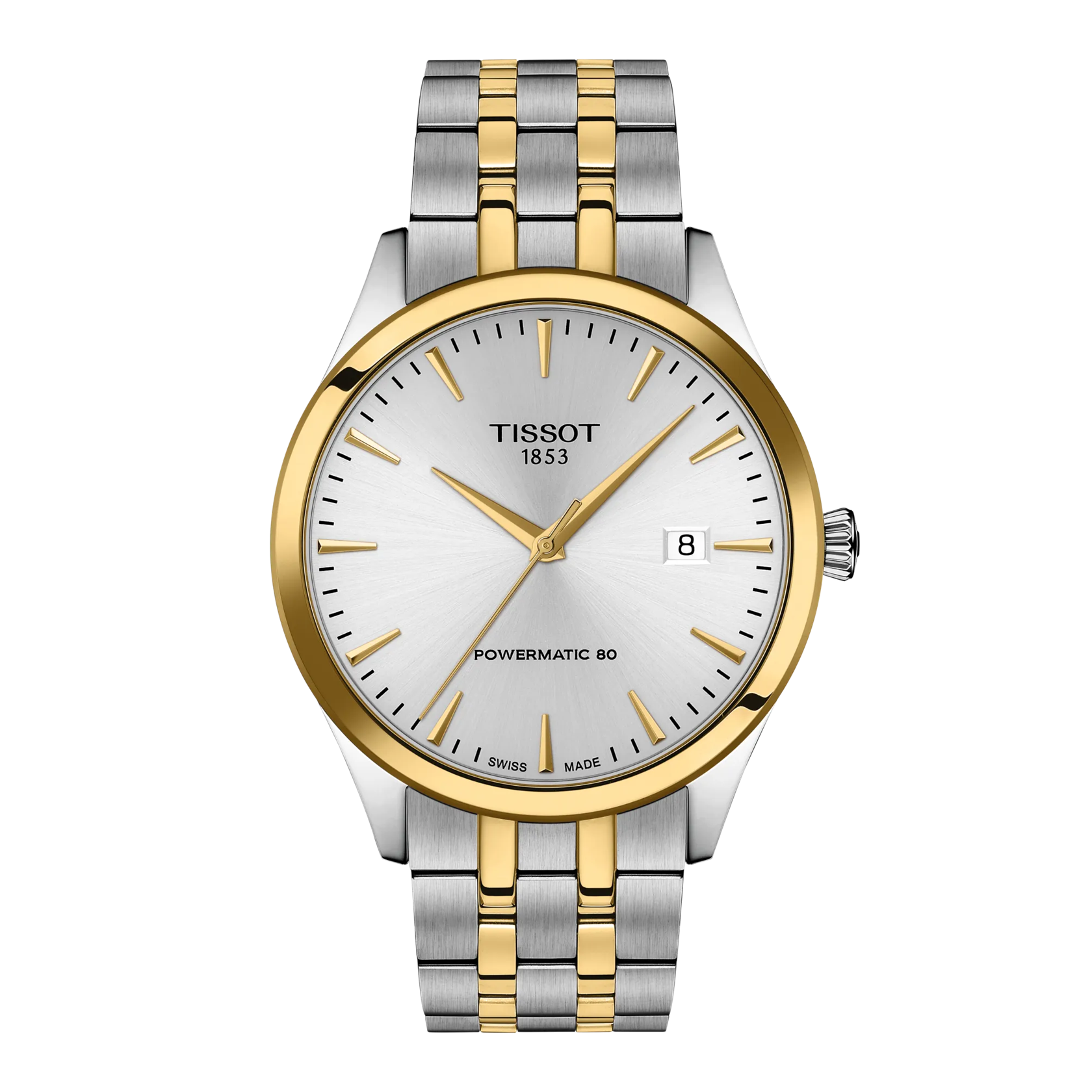 Vista frontal del reloj Tissot Classic Dream 40mm