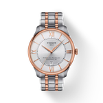 Front view of the watch 天梭杜魯爾系列42mm with shadow