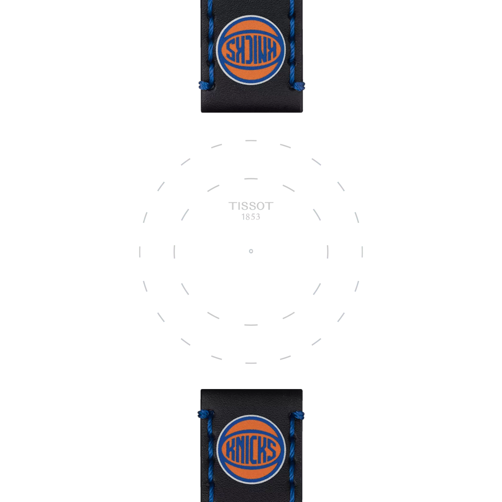 TISSOT NBA ニューヨーク・ニックス 22mmのラグのフォーカス