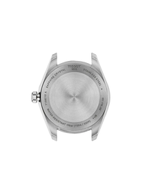 Back view of the watch case Tissot Ballade 34mm