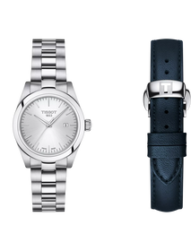 Vue de face de la montre Tissot T-My Lady avec bracelet supplémentaire