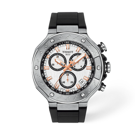 vista frontale dellorologio {0} con ombra