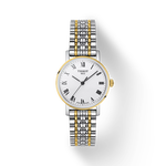 Front view of the watch Tissot Everytime 30mm with shadow