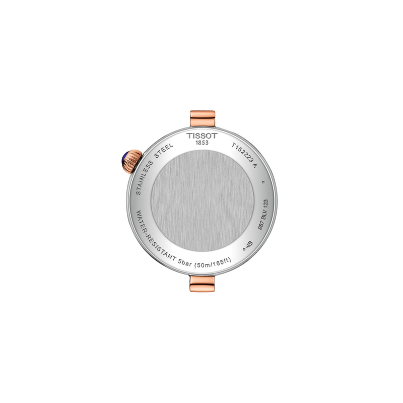 Back view of the watch case Tissot Desir 29.6mm