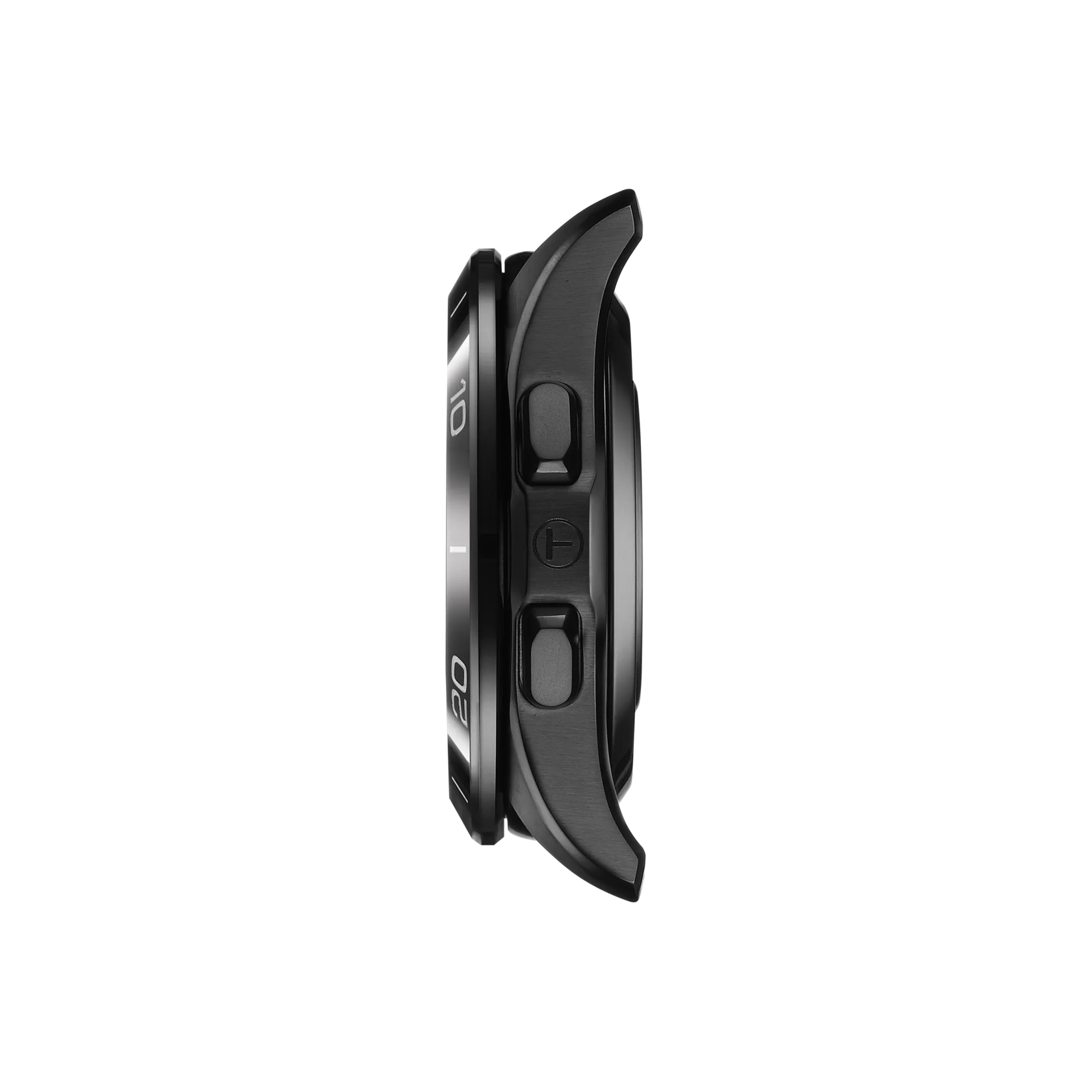 Profile view of the watch case Tissot T-Touch Connect Sport 43.75mm