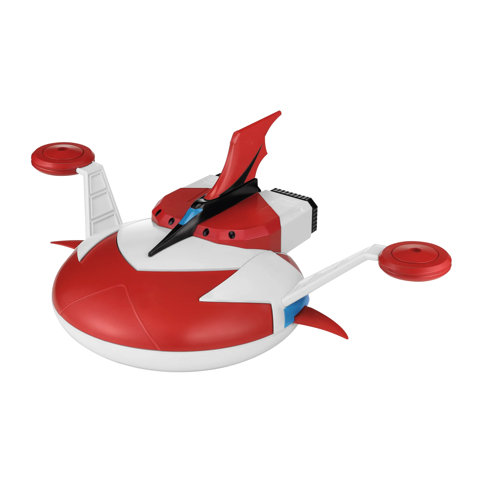 Front view of the watch Tissot PRX UFO Robot Grendizer 50th Anniversary 40mm with opened