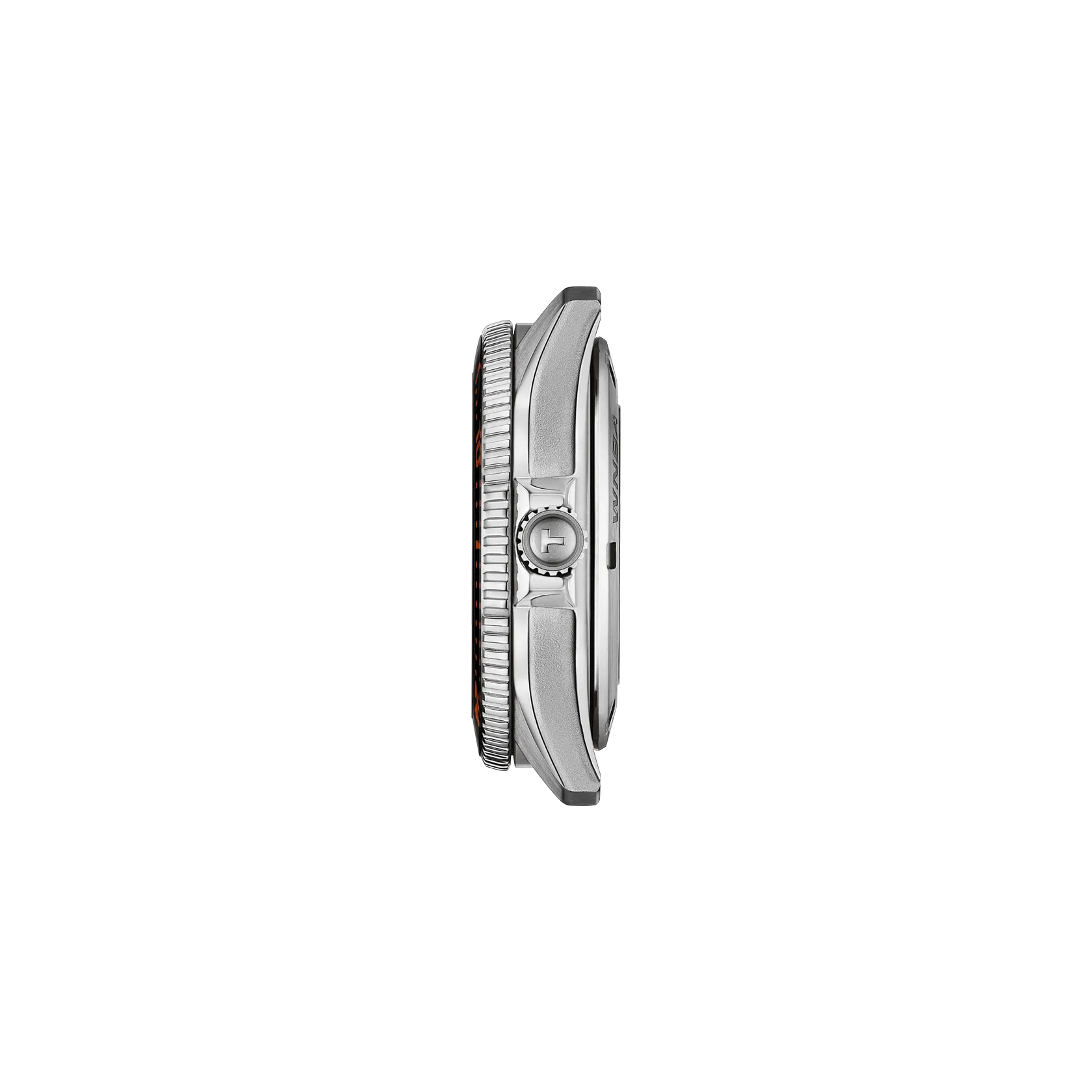 Profile view of the watch case Tissot Seastar Wilson WNBA 40mm