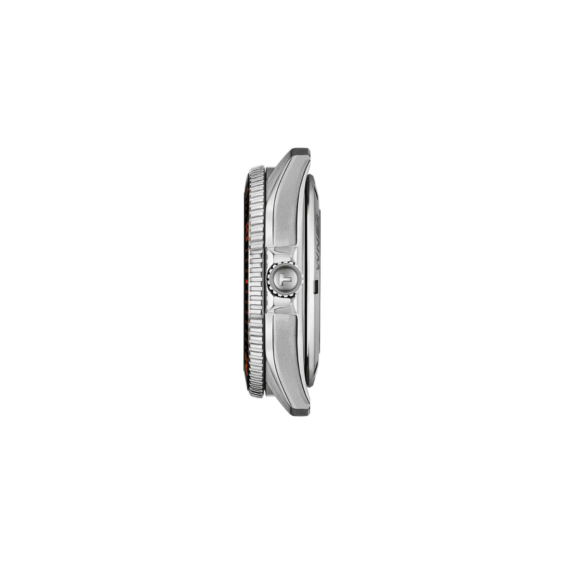 Profile view of the watch case Tissot Seastar Wilson WNBA 40mm