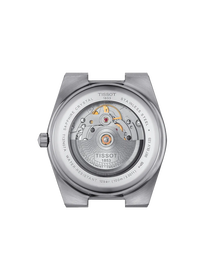 Back view of the watch case Tissot PRX 40mm