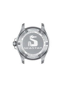 Back view of the watch case Tissot Seastar 1000 36mm