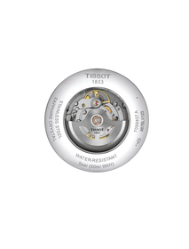 มุมมองด้านหลังของตัวเรือนนาฬิกา Tissot Chemin des Tourelles Powermatic 80