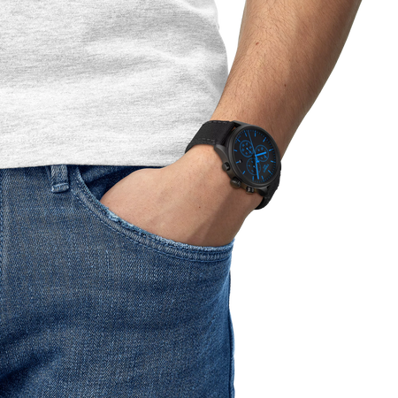 Simulation of the watch Tissot Chrono XL on a wrist