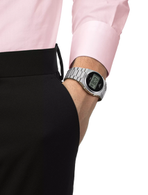 การจำลองนาฬิกา Tissot PRX Digital 35 mm บนข้อมือ