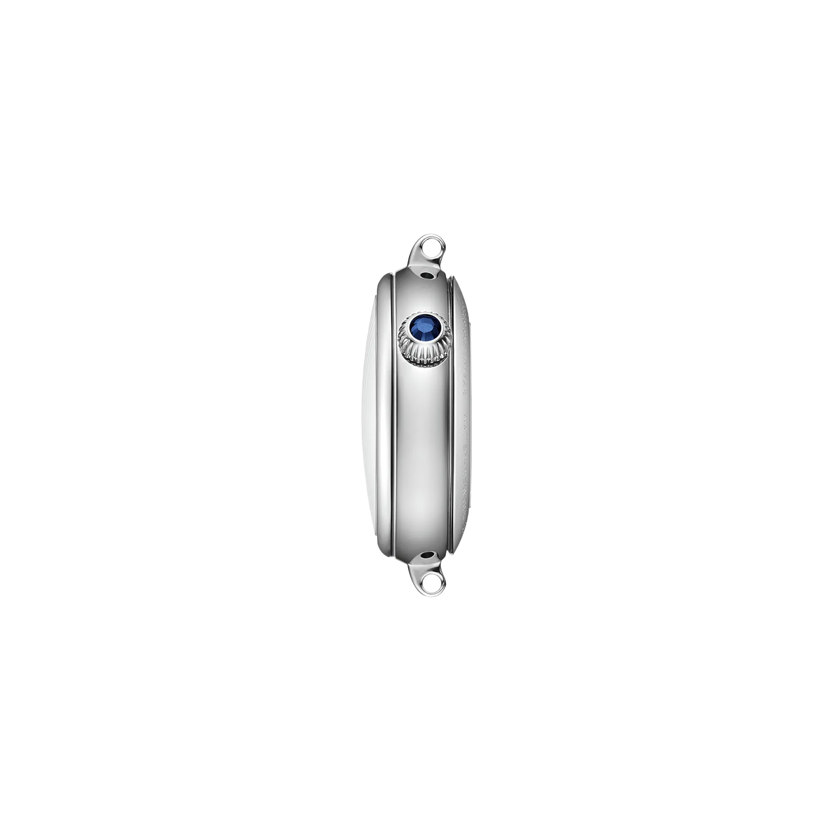 Profile view of the watch case Tissot D&eacute;sir 28mm