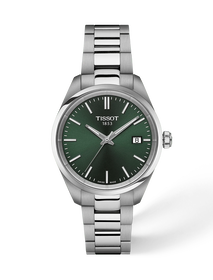 Vista frontal del reloj Tissot PR 100 34mm con sombra