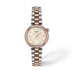 Vue de face de la montre Tissot Desir 28mm avec ombre