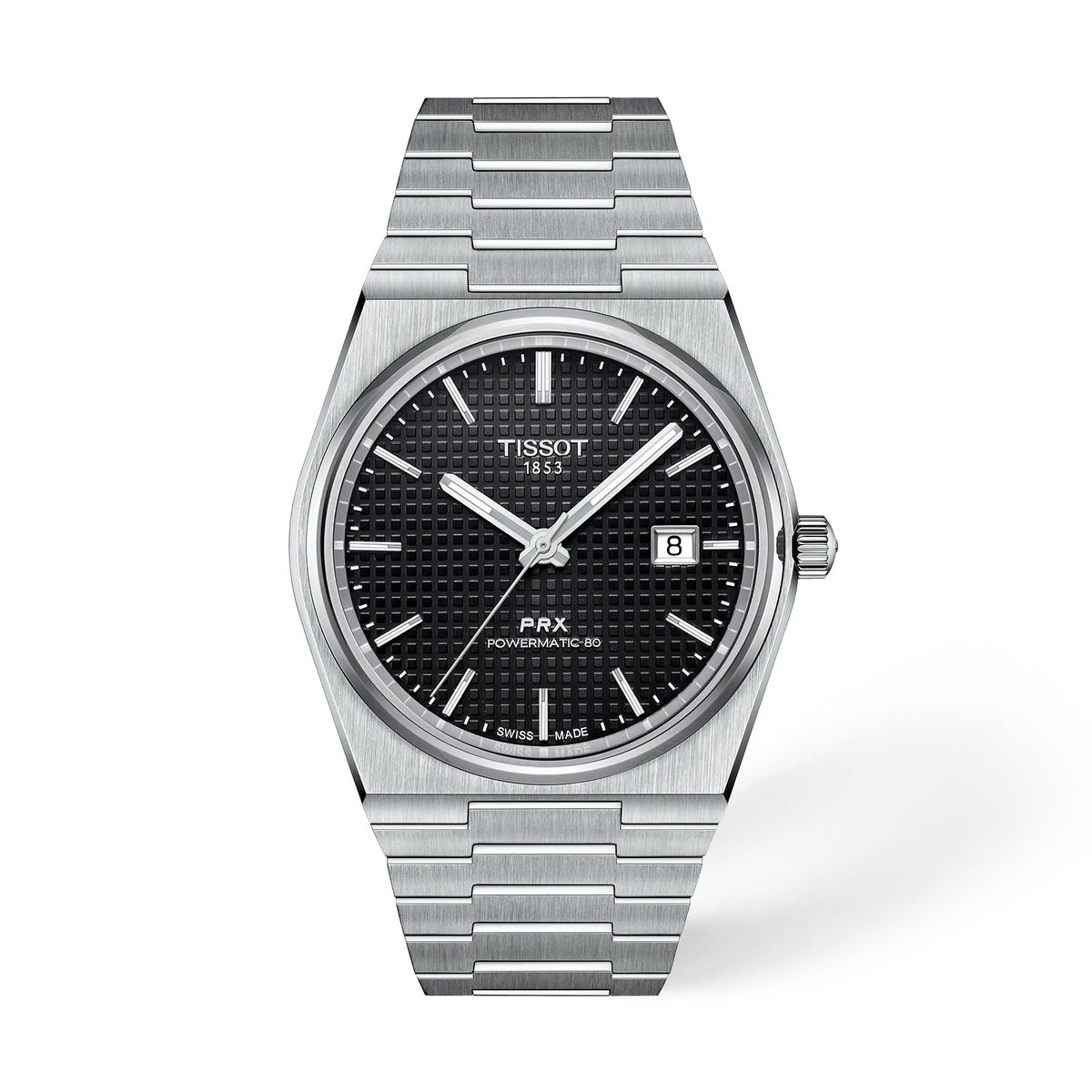 Мужские механические часы Tissot PRX 40 мм Automatic, цвет: Чёрный