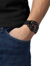 Simulation of the watch Tissot T-Touch Connect Sport Jungfraubahn 43.75mm on a wrist