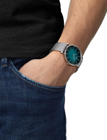 การจำลองนาฬิกา Tissot Everytime 40mm บนข้อมือ