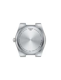 Back view of the watch case Tissot PRX 35mm