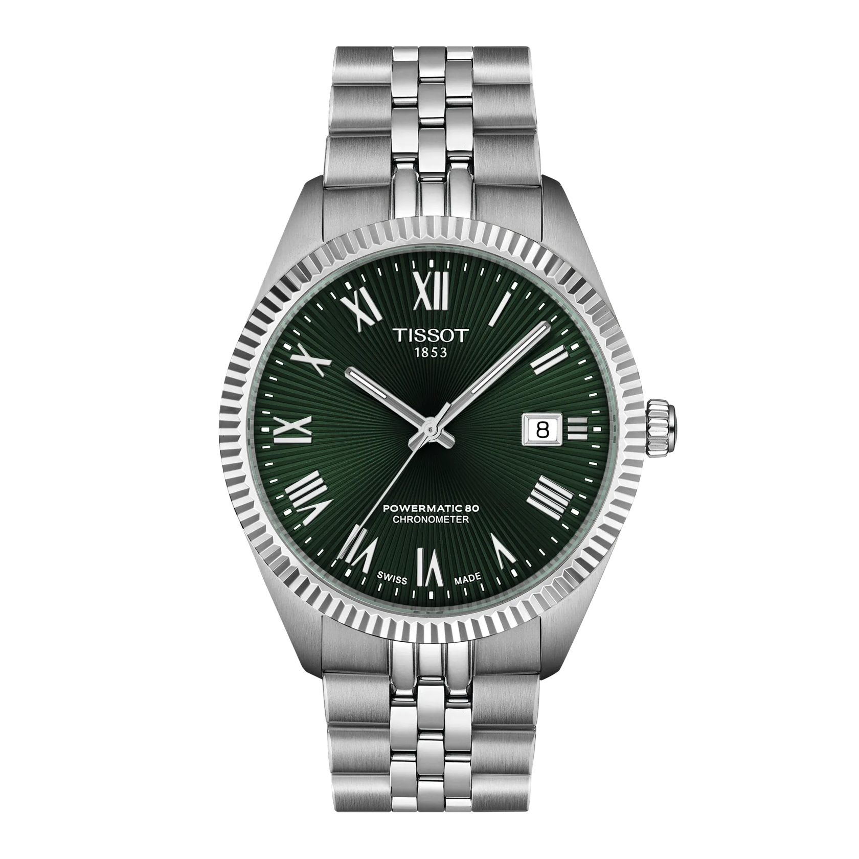 Front view of the watch Tissot Ballade 39mm