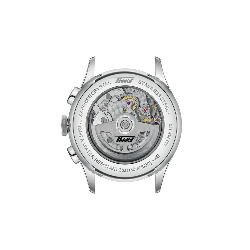 Back view of the watch case Tissot Telemeter 1938 42mm