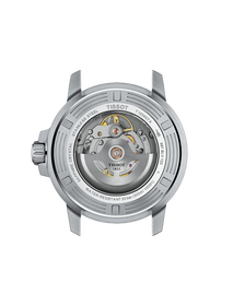 Vue arri&egrave;re du bo&icirc;tier de la montre Tissot Seastar 1000 43mm