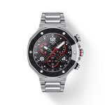 Front view of the watch Tissot T-Race MotoGP Chronograph 2022 Limited Edition with shadow
