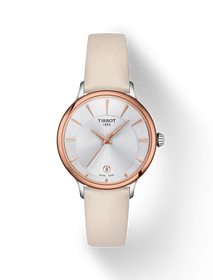 Front view of the watch Tissot Odaci-T with shadow