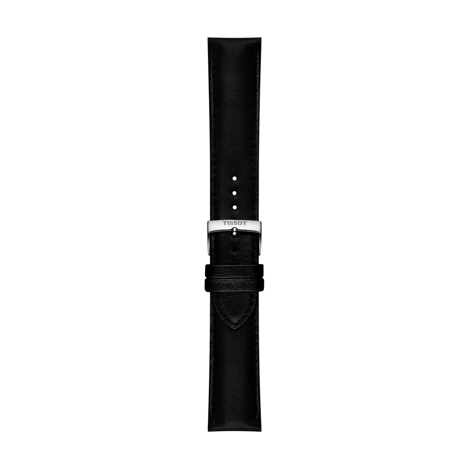 Tissot official black synthetic strap lugs 22 mm
