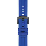 Zoom on Tissot Official Blue Silicone Strap Lugs 22mm