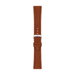 Front view of Tissot Official Camel Leather Strap Lugs 21 mm