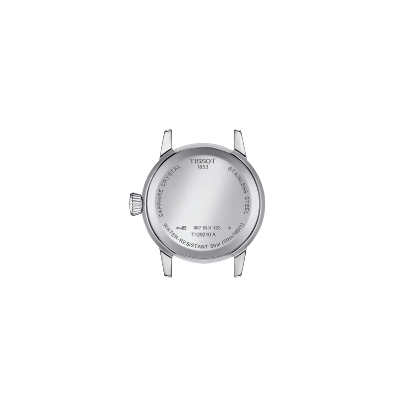 시계 케이스 뒷면 보기 티쏘 클래식 드림 레이디