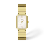 Front view of the watch Tissot SRV 30mm with shadow