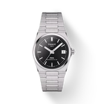 Front view of the watch Tissot PRX 35mm with shadow
