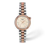 Front view of the watch Tissot Desir 28mm with shadow