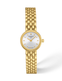 Front view of the watch Tissot Lovely with shadow
