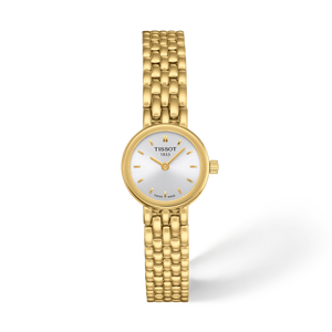Vue de face de la montre Tissot Lovely avec ombre