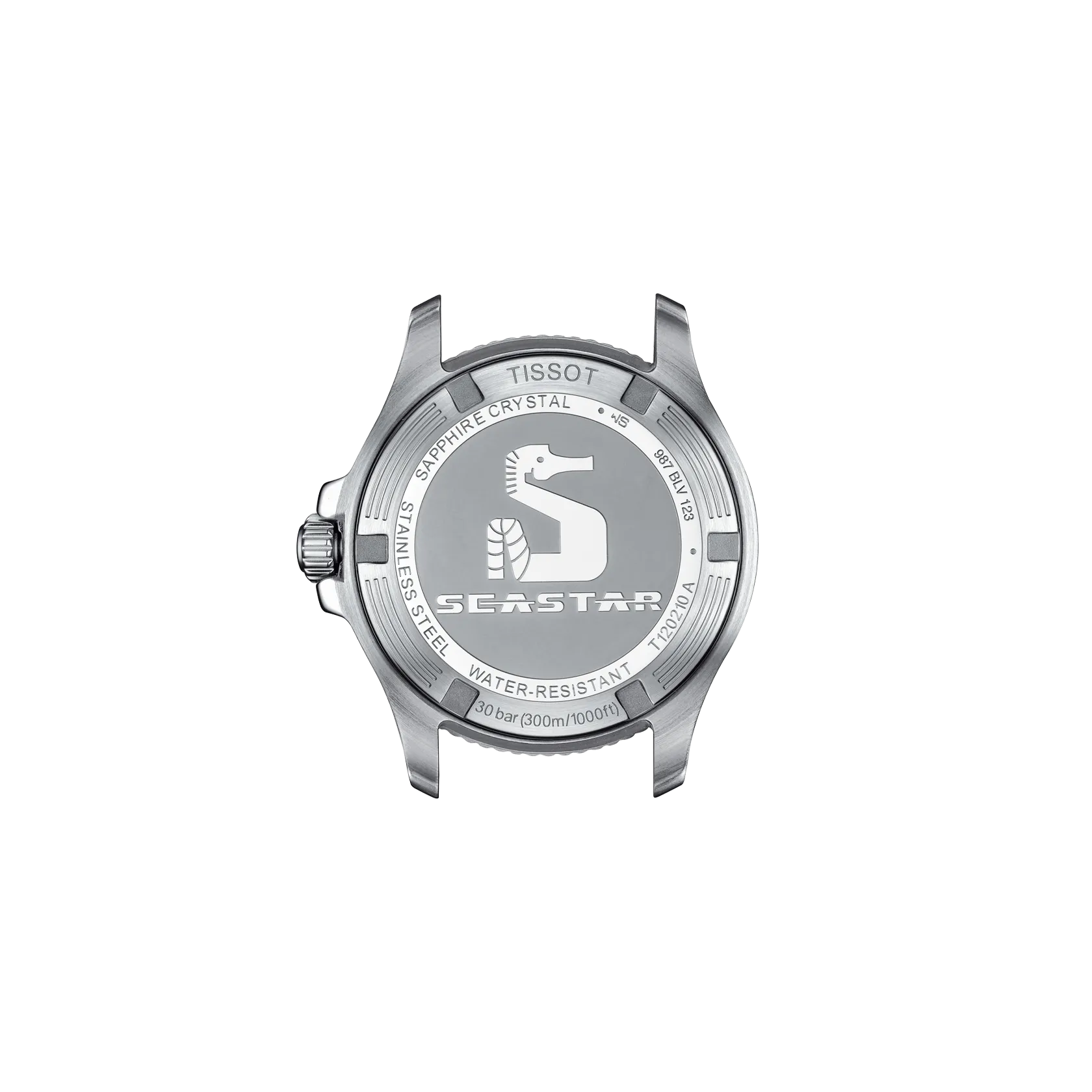 시계 케이스 뒷면 보기 티쏘 씨스타 1000 36mm