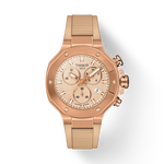 Front view of the watch Tissot T-Race 38mm with shadow