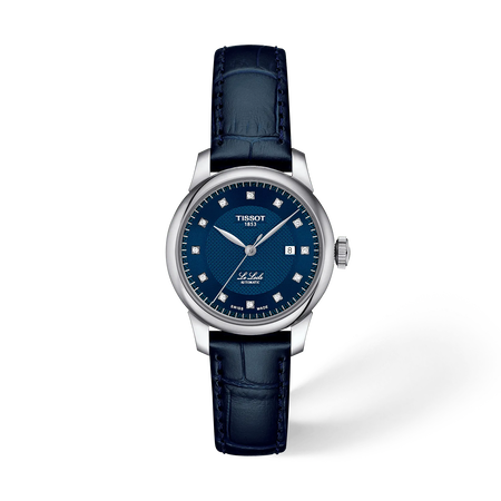 Front view of the watch Tissot Le Locle 29mm with shadow