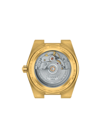 Back view of the watch case Tissot PRX 35mm