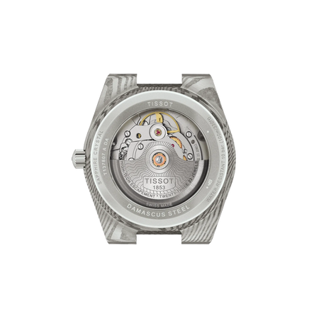 มุมมองด้านหลังของตัวเรือนนาฬิกา Tissot PRX 38mm